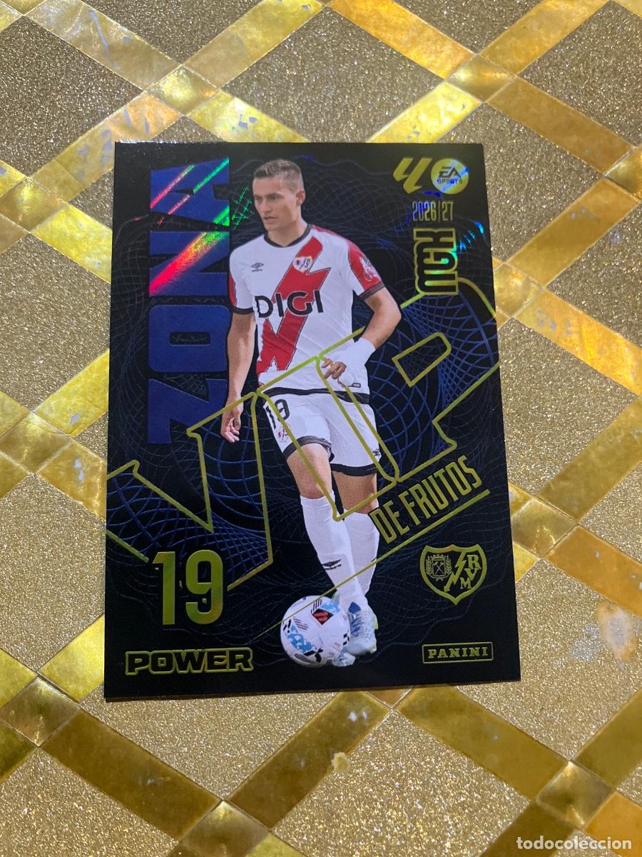 Football Stickers: CROMO FUTBOL NUMERO 392 DE FRUTOS RAYO VALLECAN ZONA VIP POWER LIGA 2026 2027 MEGACRAKS MGK PANINI !