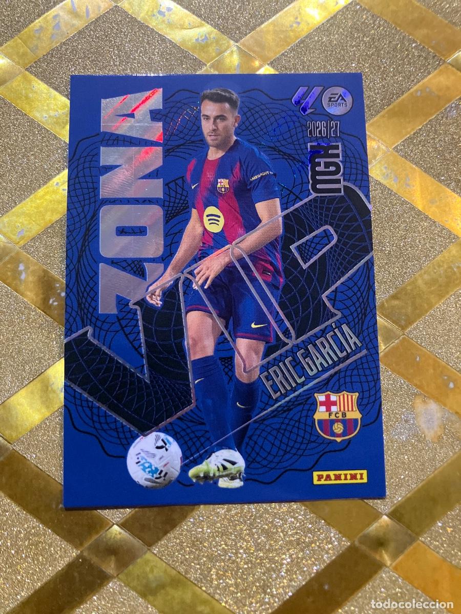 Fu&szlig;ball-Sticker: CROMO FUTBOL NUMERO 393 ERIC GARCIA BARCELONA ZONA VIP LIGA 2026 2027 MEGACRAKS MGK PANINI !