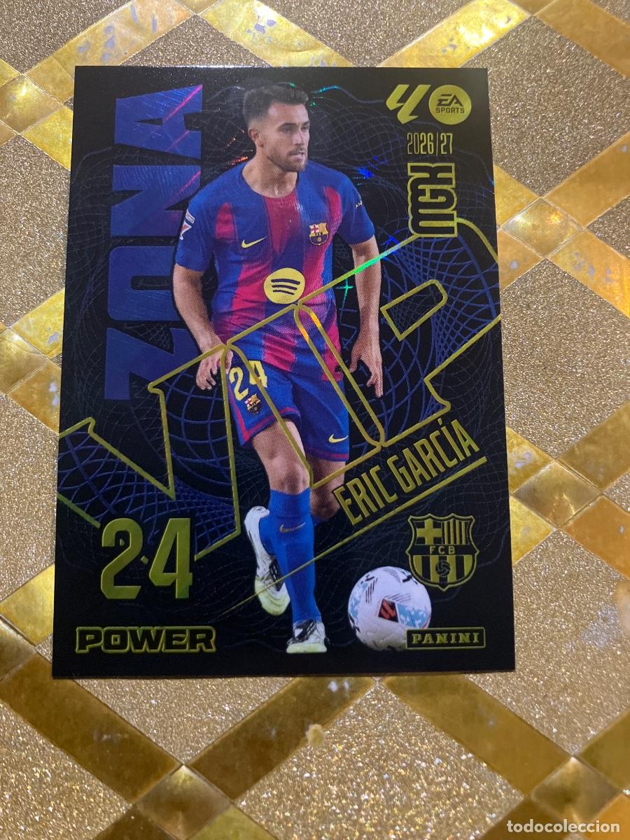 Fu&szlig;ball-Sticker: CROMO FUTBOL NUMERO 393 ERIC GARCIA BARCELONA ZONA VIP POWER LIGA 2026 2027 MEGACRAKS MGK PANINI !
