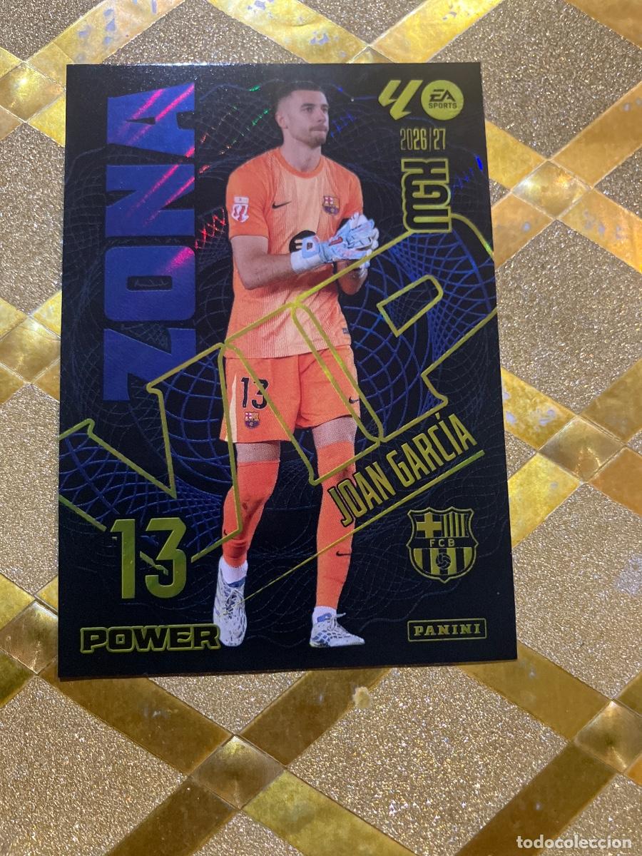 Fu&szlig;ball-Sticker: CROMO FUTBOL NUMERO 399 JOAN GARCIA BARCELONA ZONA VIP POWER LIGA 2026 2027 MEGACRAKS MGK PANINI !