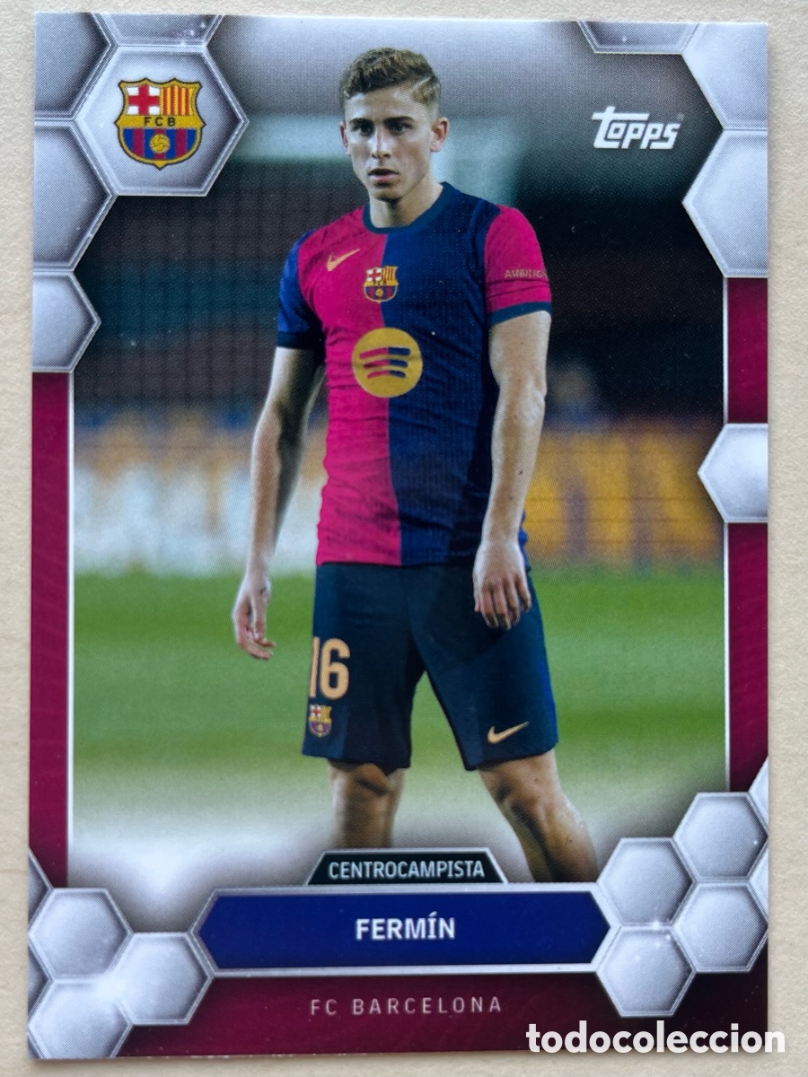 Cromos de f&uacute;tbol: Ferm&iacute;n Topps FC Barcelona Fan Set 2024-25