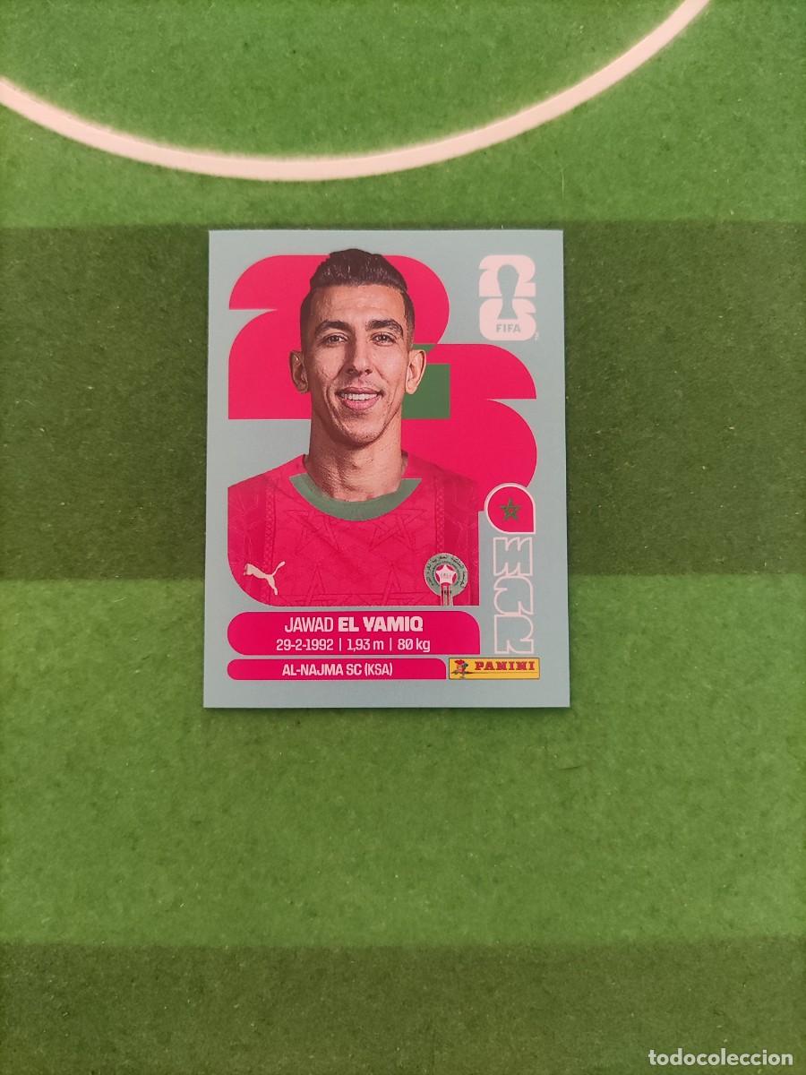 Cromos de f&uacute;tbol: El Yamiq Marruecos MAR 8 Sticker Mundial 2026 FIFA World Cup / Sin pegar