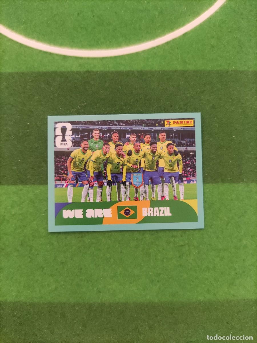 Cromos de f&uacute;tbol: We are Brasil BRA 13 Sticker Mundial 2026 FIFA World Cup / Sin pegar