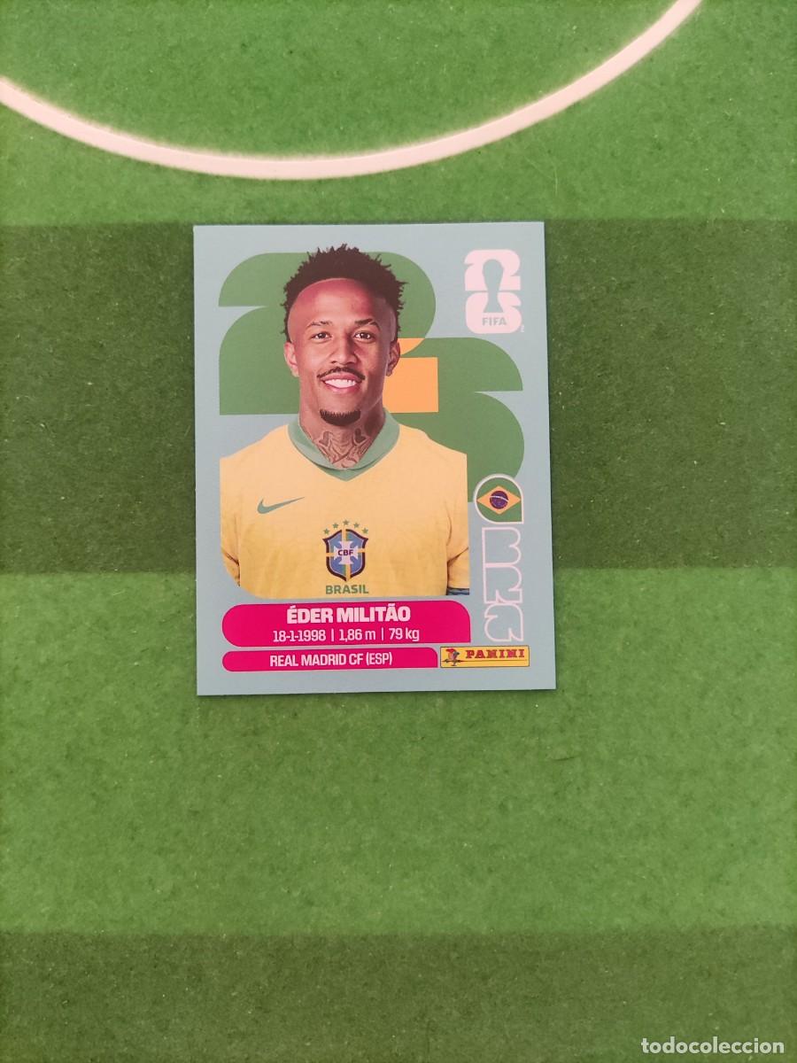 Cromos de f&uacute;tbol: Militao Brasil BRA 5 Sticker Mundial 2026 FIFA World Cup / Sin pegar