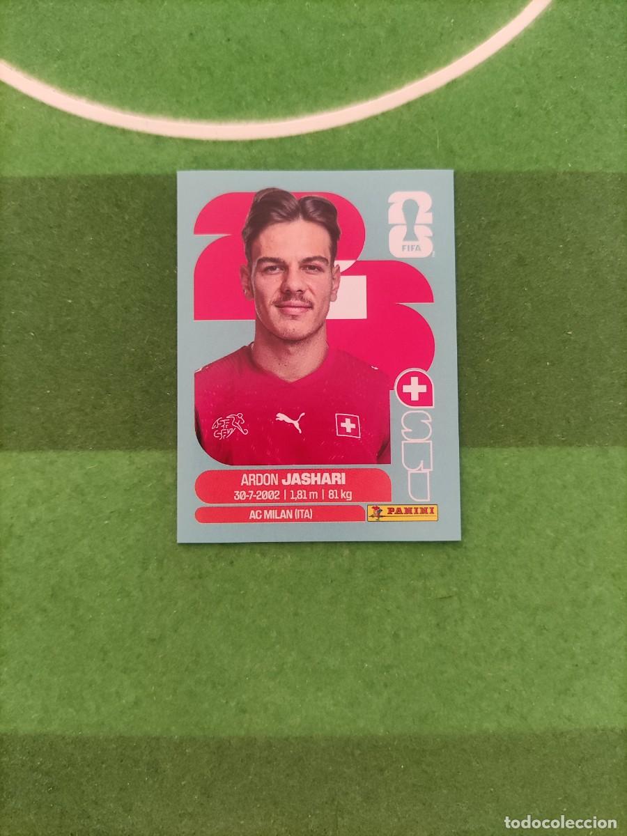 Cromos de f&uacute;tbol: Jashari Suiza SUI 14 Sticker Mundial 2026 FIFA World Cup / Sin pegar