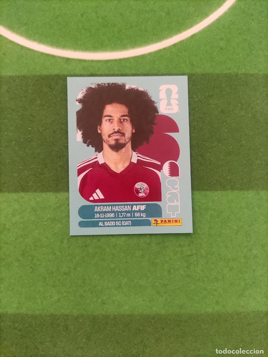 Cartes &agrave; collectionner de Football: Afif Qatar QAT 18 Sticker Mundial 2026 FIFA World Cup / Sin pegar