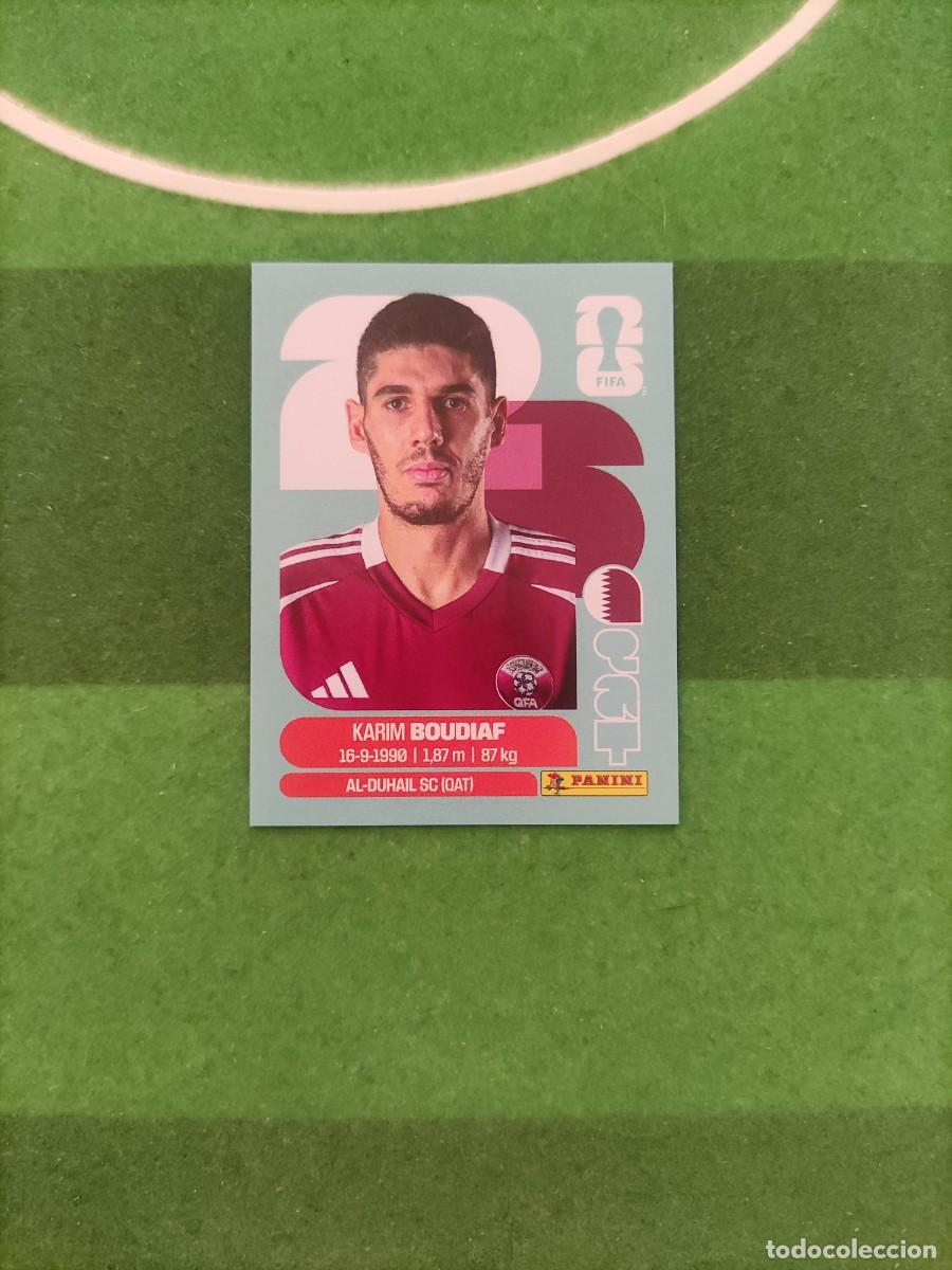 Cartes &agrave; collectionner de Football: Boudiaf Qatar QAT 10 Sticker Mundial 2026 FIFA World Cup / Sin pegar