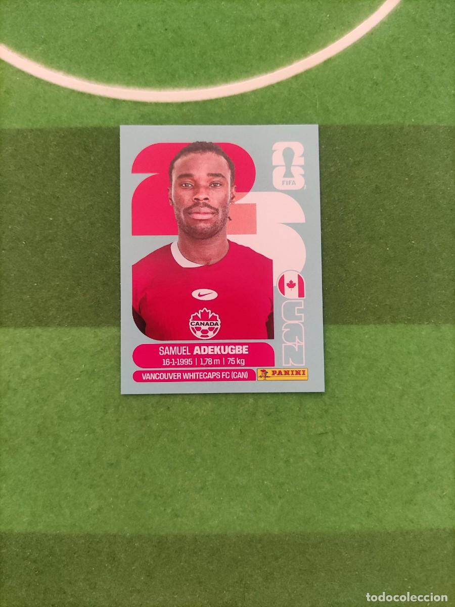 Cartes &agrave; collectionner de Football: Adekugbe Canad&aacute; CAN 5 Sticker Mundial 2026 FIFA World Cup / Sin pegar