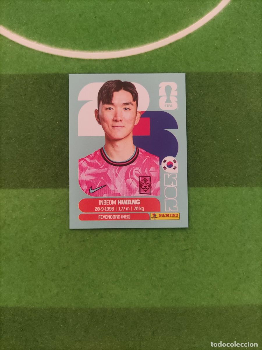 Cromos de f&uacute;tbol: Hwang Corea del Sur KOR 11 Sticker Mundial 2026 FIFA World Cup / Sin pegar