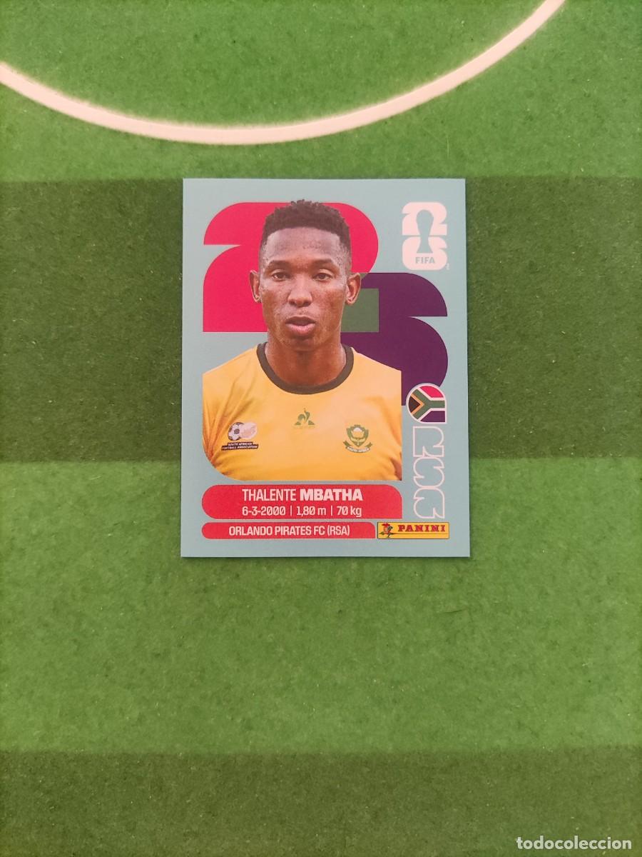 Cromos de f&uacute;tbol: Mbatha Sud&aacute;frica RSA 12 Sticker Mundial 2026 FIFA World Cup / Sin pegar