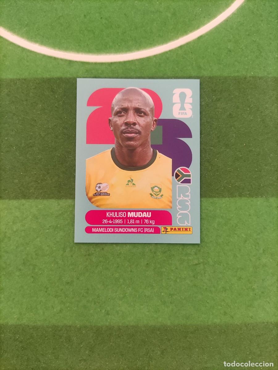 Cromos de f&uacute;tbol: Mudau Sud&aacute;frica RSA 9 Sticker Mundial 2026 FIFA World Cup / Sin pegar