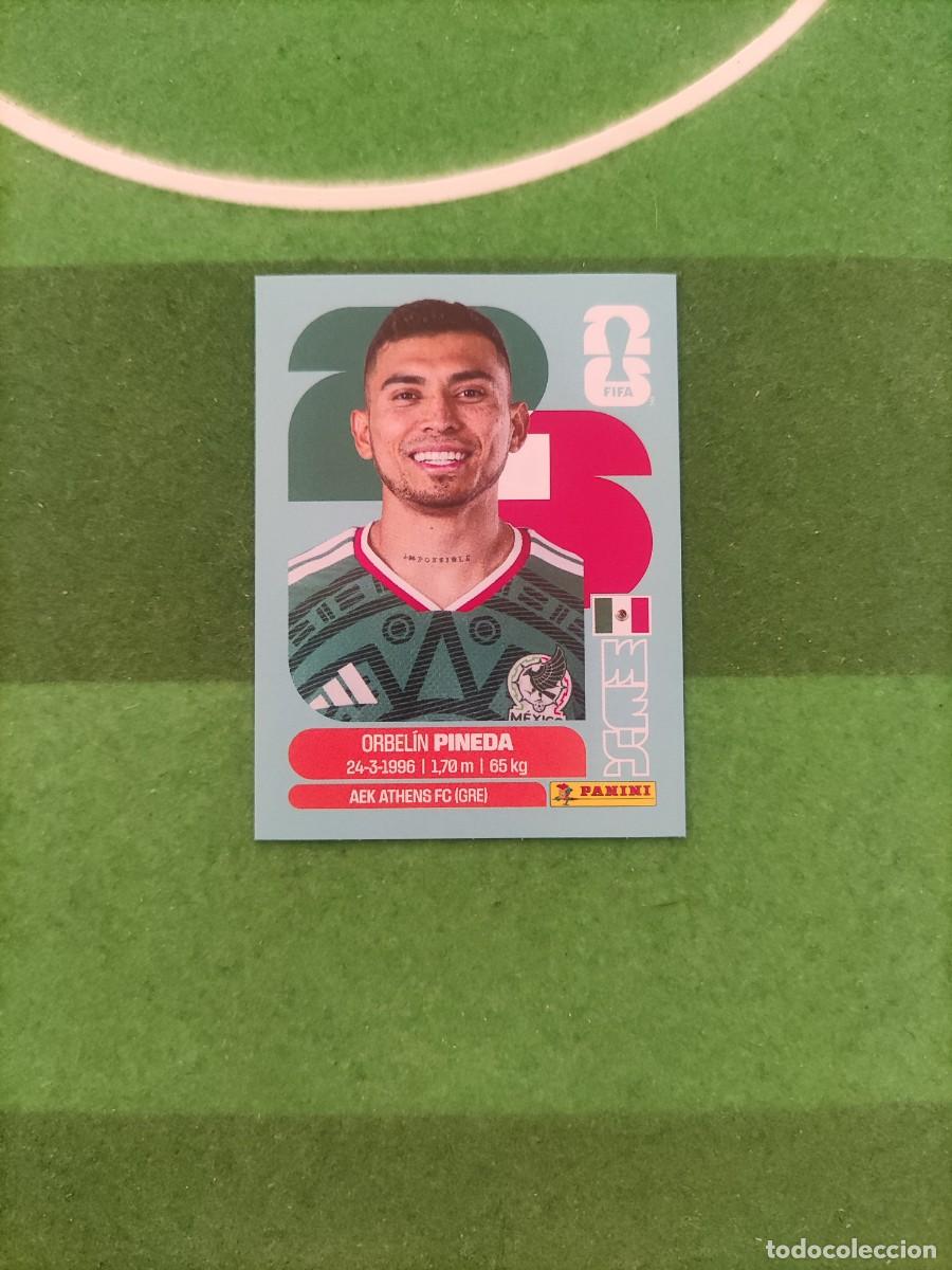 Cromos de f&uacute;tbol: Pineda M&eacute;xico MEX 11 Sticker Mundial 2026 FIFA World Cup / Sin pegar