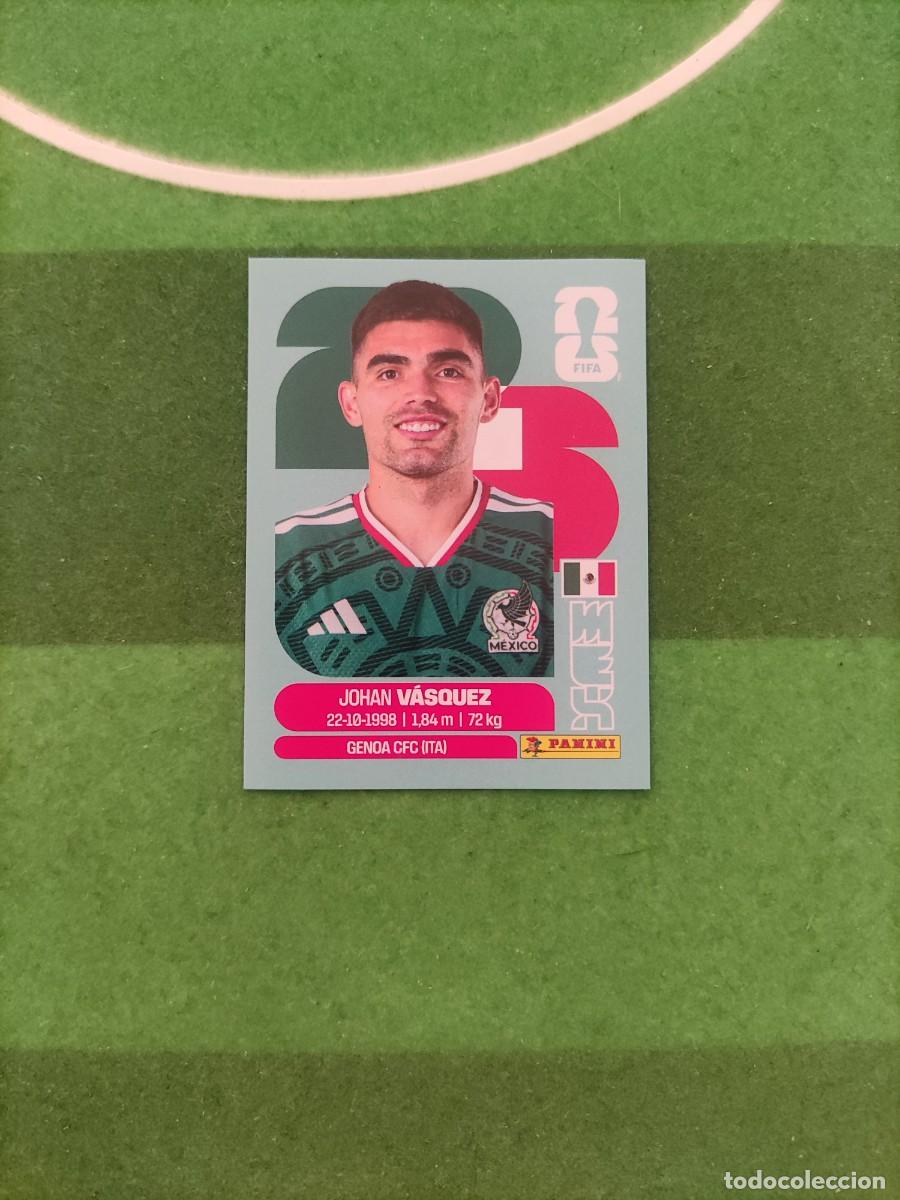 Cromos de f&uacute;tbol: V&aacute;squez M&eacute;xico MEX 3 Sticker Mundial 2026 FIFA World Cup / Sin pegar