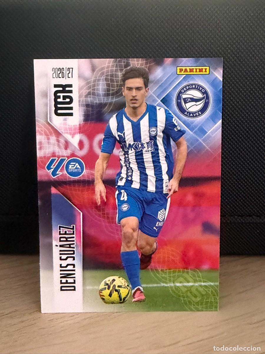 Cromos de f&uacute;tbol: 32 MegaCracks 2026 2027 Denis Su&aacute;rez - Alav&eacute;s