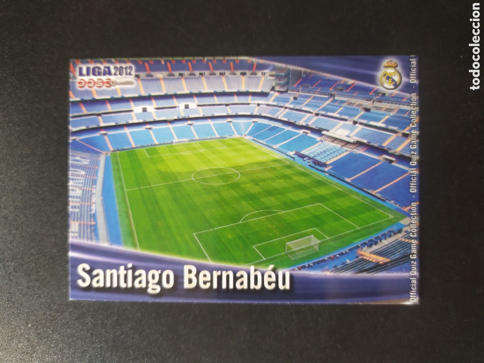 Football Stickers: Mundicromo fichas liga 2011 2012 11 12 Santiago Bernab&eacute;u mate n&deg; 29 Real Madrid