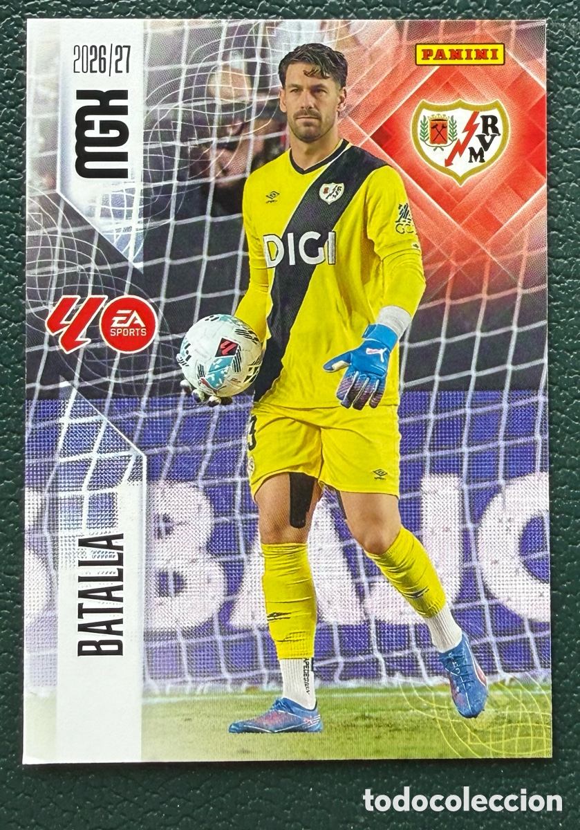 Cromos de Futebol: 290 BATALLA RAYO VALLECANO FICHAS ALBUM MEGACRACKS 2026 2027 MGK 26 27