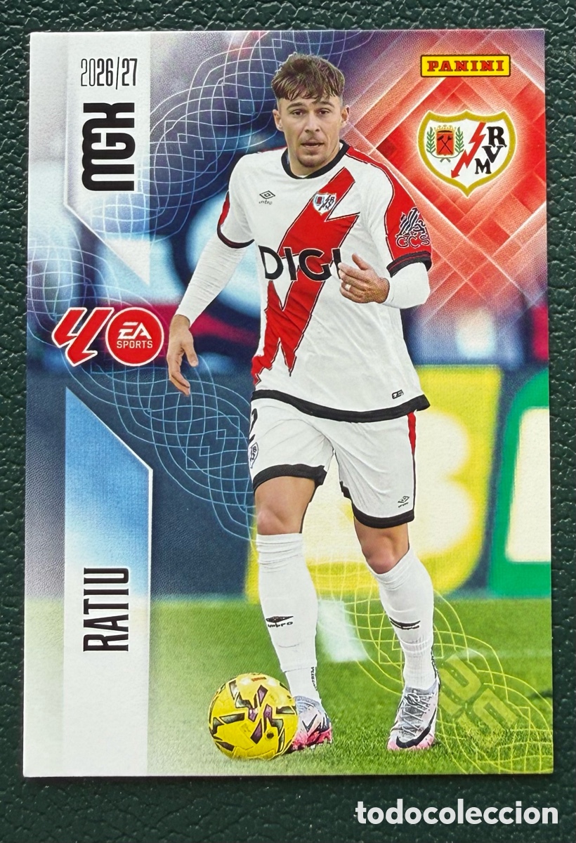 Cromos de Futebol: 292 RATIU RAYO VALLECANO FICHAS ALBUM MEGACRACKS 2026 2027 MGK 26 27