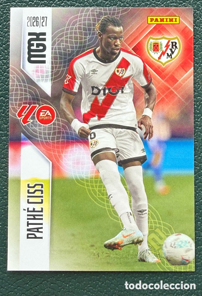 Cromos de Futebol: 299 PATHE CISS RAYO VALLECANO FICHAS ALBUM MEGACRACKS 2026 2027 MGK 26 27