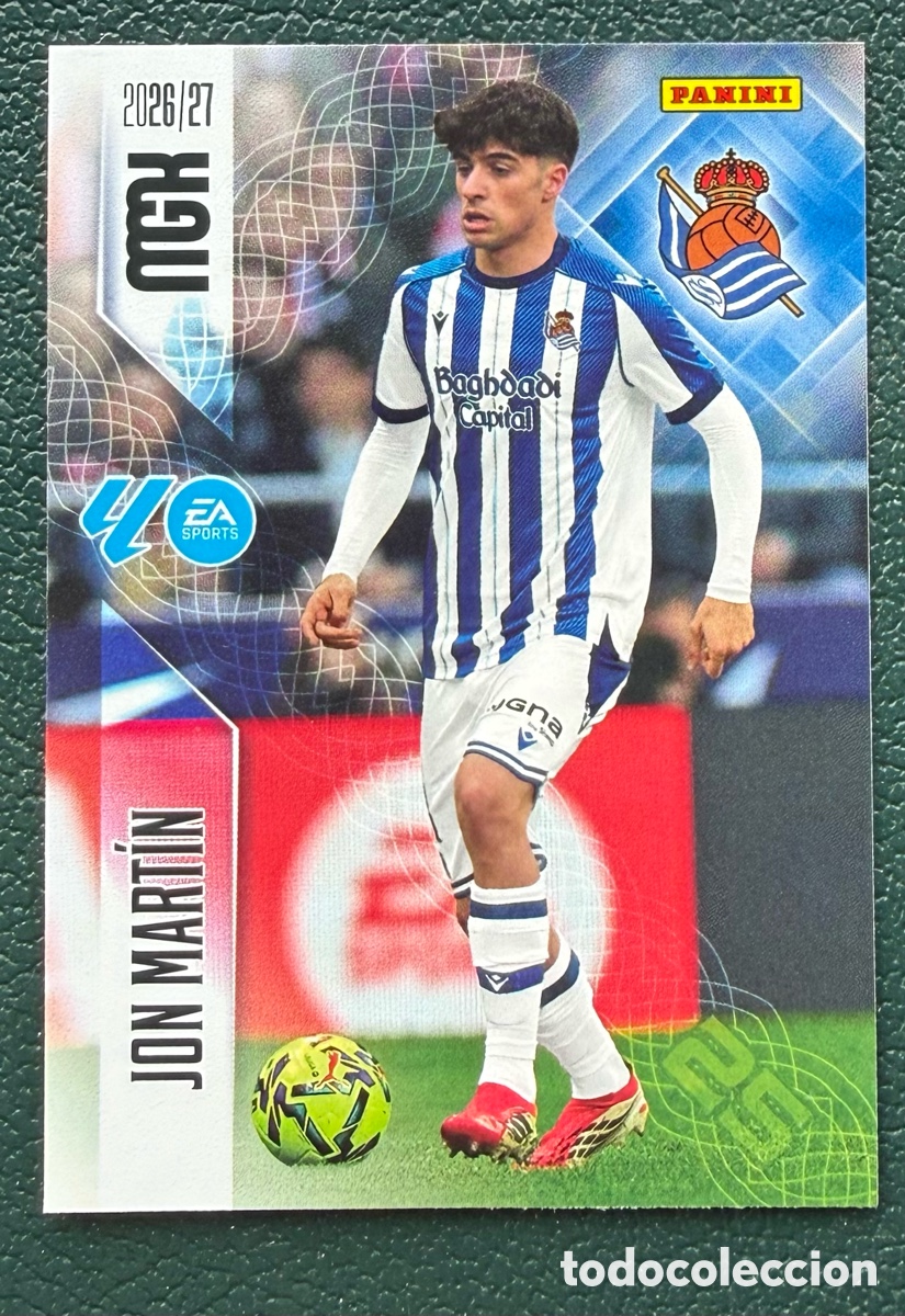 Cromos de Futebol: 311 JON MARTIN REAL SOCIEDAD FICHAS ALBUM MEGACRACKS 2026 2027 MGK 26 27