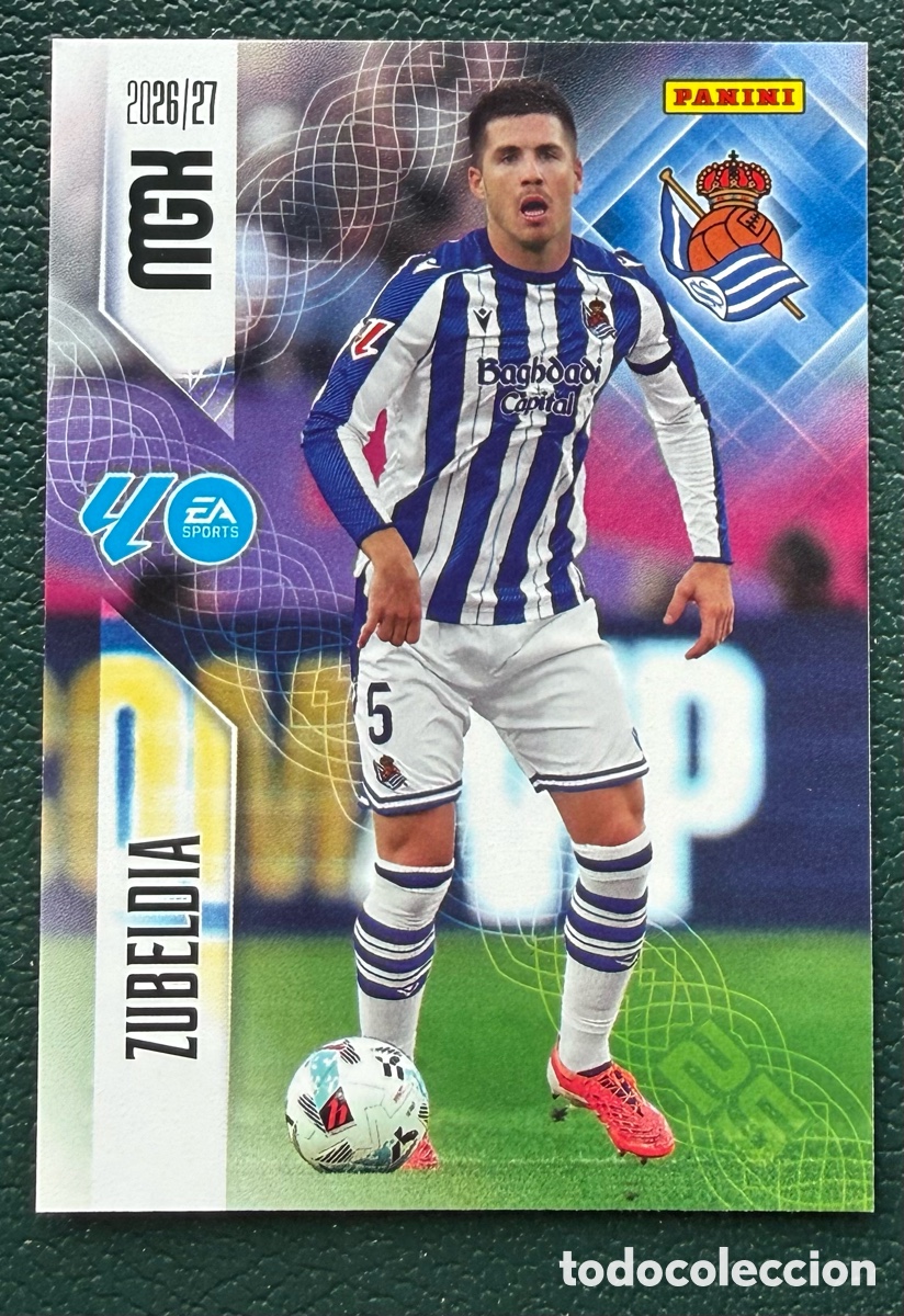 Cromos de Futebol: 312 ZUBELDIA REAL SOCIEDAD FICHAS ALBUM MEGACRACKS 2026 2027 MGK 26 27