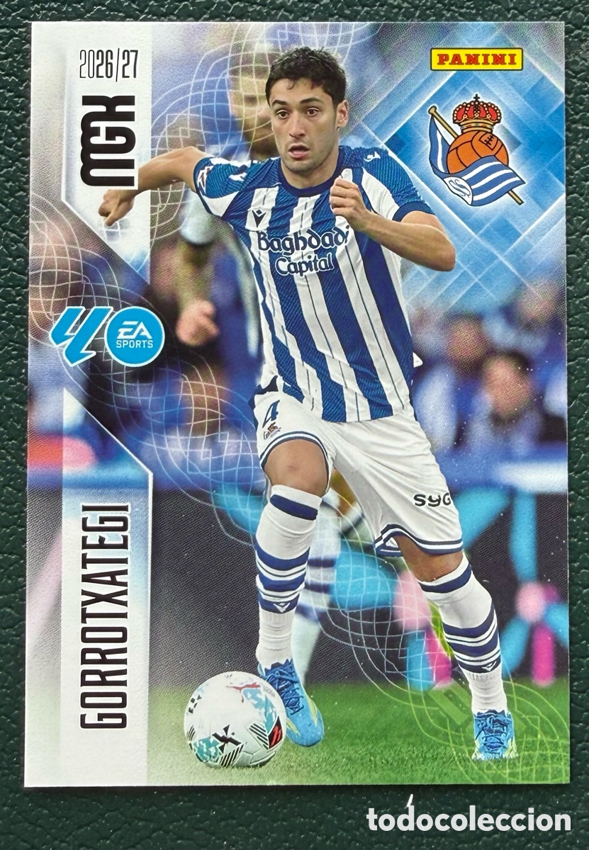 Fu&szlig;ball-Sticker: 315 GORROTXATEGI REAL SOCIEDAD FICHAS ALBUM MEGACRACKS 2026 2027 MGK 26 27