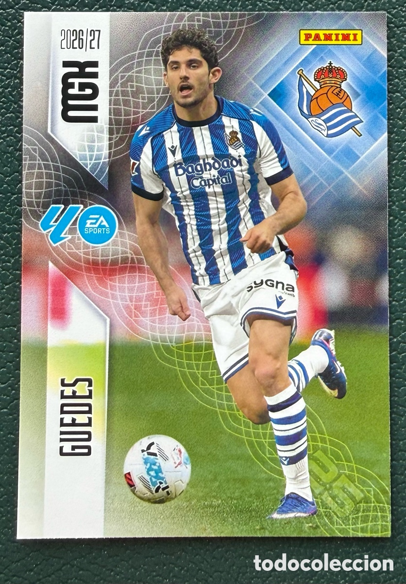 Fu&szlig;ball-Sticker: 322 GUEDES REAL SOCIEDAD FICHAS ALBUM MEGACRACKS 2026 2027 MGK 26 27