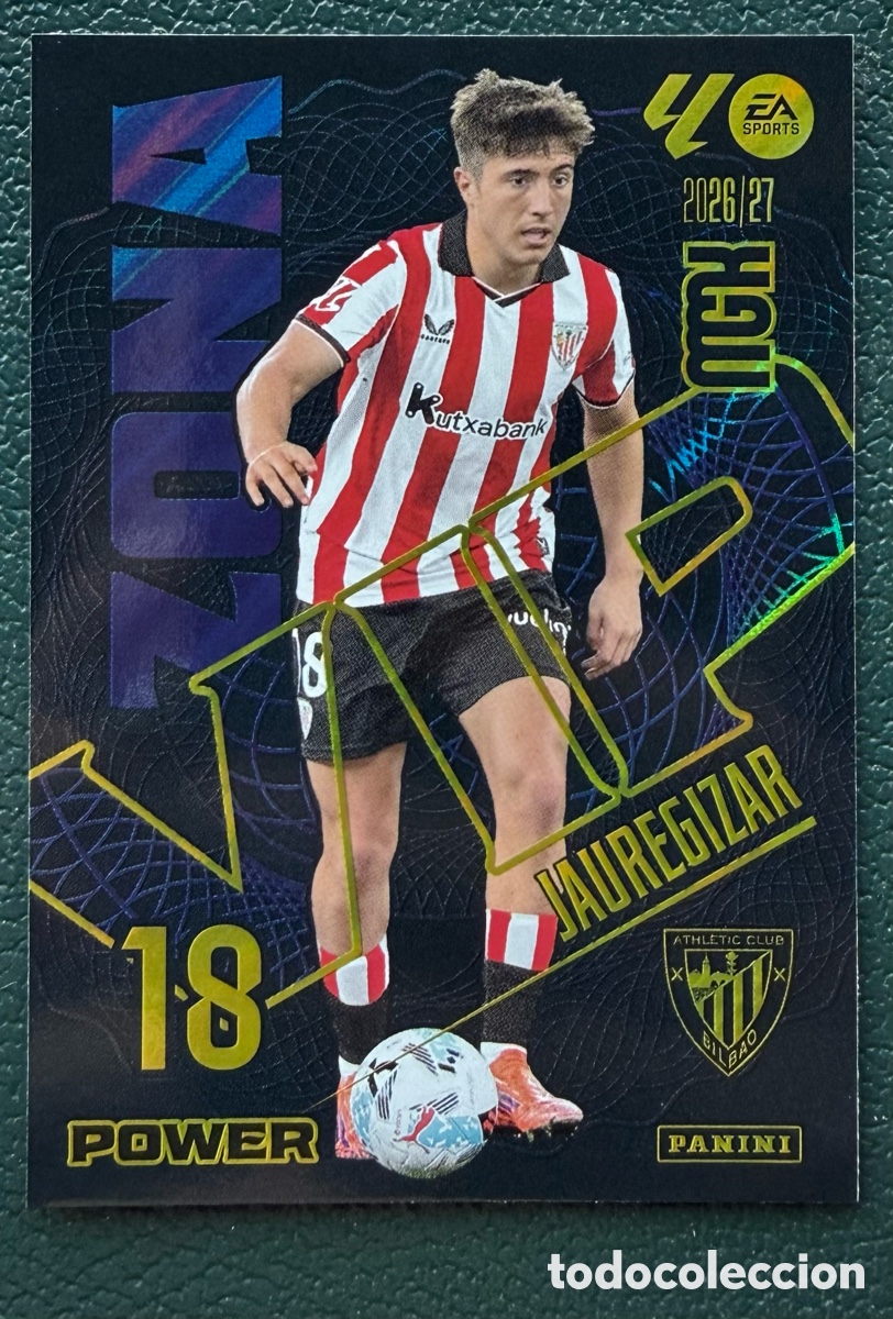 Figurine di Calcio: 398P JAUREGIZAR ATHLETIC DE BILBAO ZONA VIP POWER FICHAS ALBUM MEGACRACKS 2026 2027 MGK 26 27