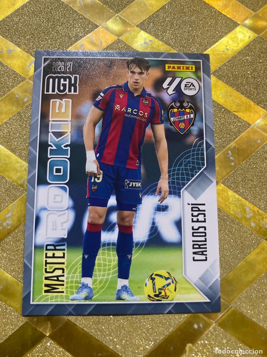 Football Stickers: CROMO FUTBOL NUMERO 408 CARLOS ESPI LEVANTE MASTER ROOKIE LIGA 2026 2027 MEGACRAKS MGK PANINI !