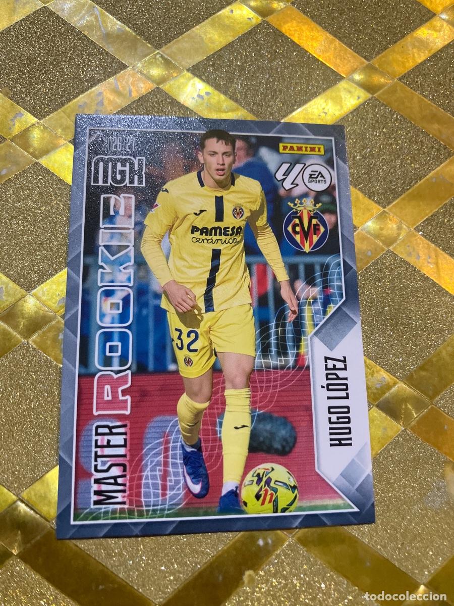 Fu&szlig;ball-Sticker: CROMO FUTBOL NUMERO 412 HUGO LOPEZ VILLARREAL MASTER ROOKIE LIGA 2026 2027 MEGACRAKS MGK PANINI !