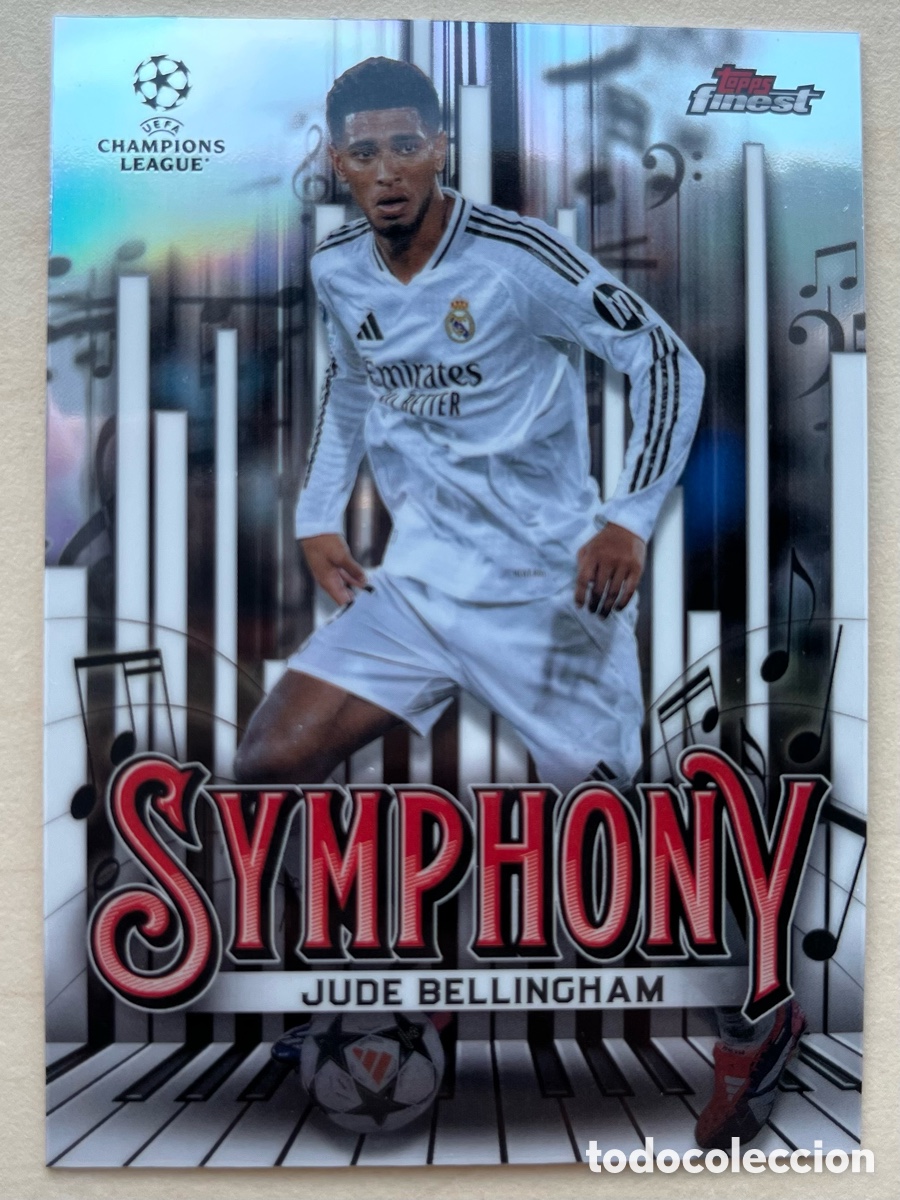 Cromos de f&uacute;tbol: Bellingham Symphony Topps Finest 2024-25 - Real Madrid