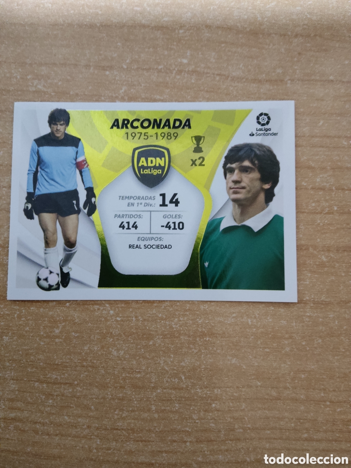 Cromos de f&uacute;tbol: 1 ARCONADA ADN LA LIGA 2021 2022