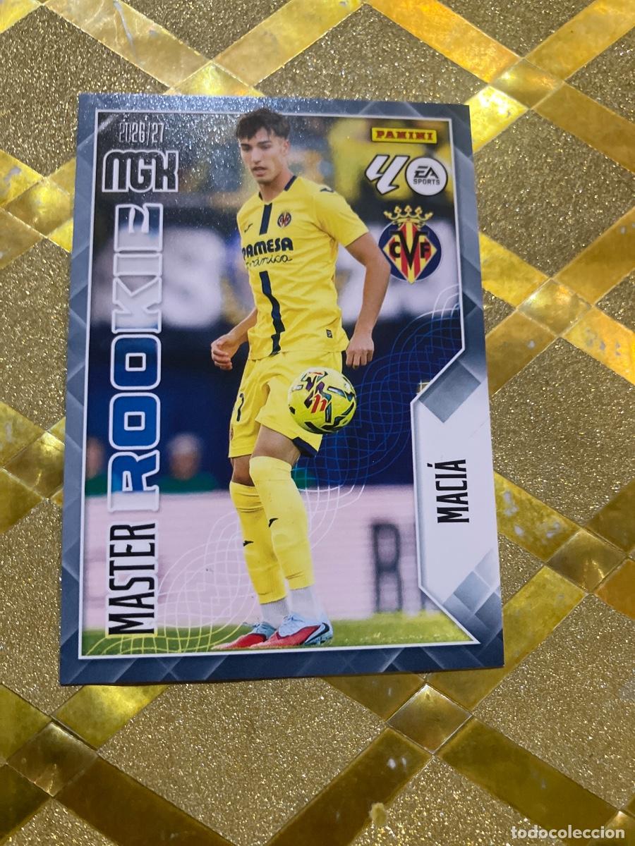 Football Stickers: CROMO FUTBOL NUMERO 417 MACIA VILLARREAL MASTER ROOKIE 2026 2027 MEGACRAKS MGK PANINI !