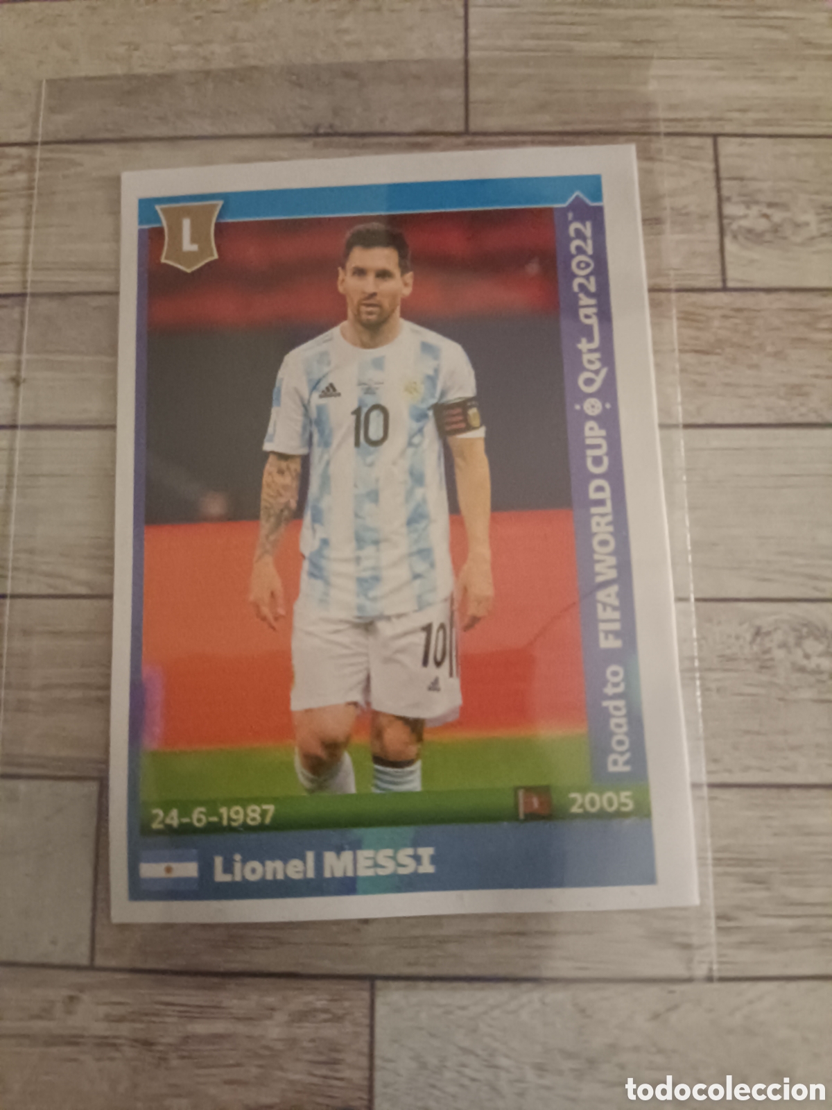 Cromos de f&uacute;tbol: 30 MESSI ROAD TO FIFA WORLD CUP QATAR 2022 MUNDIAL QATAR