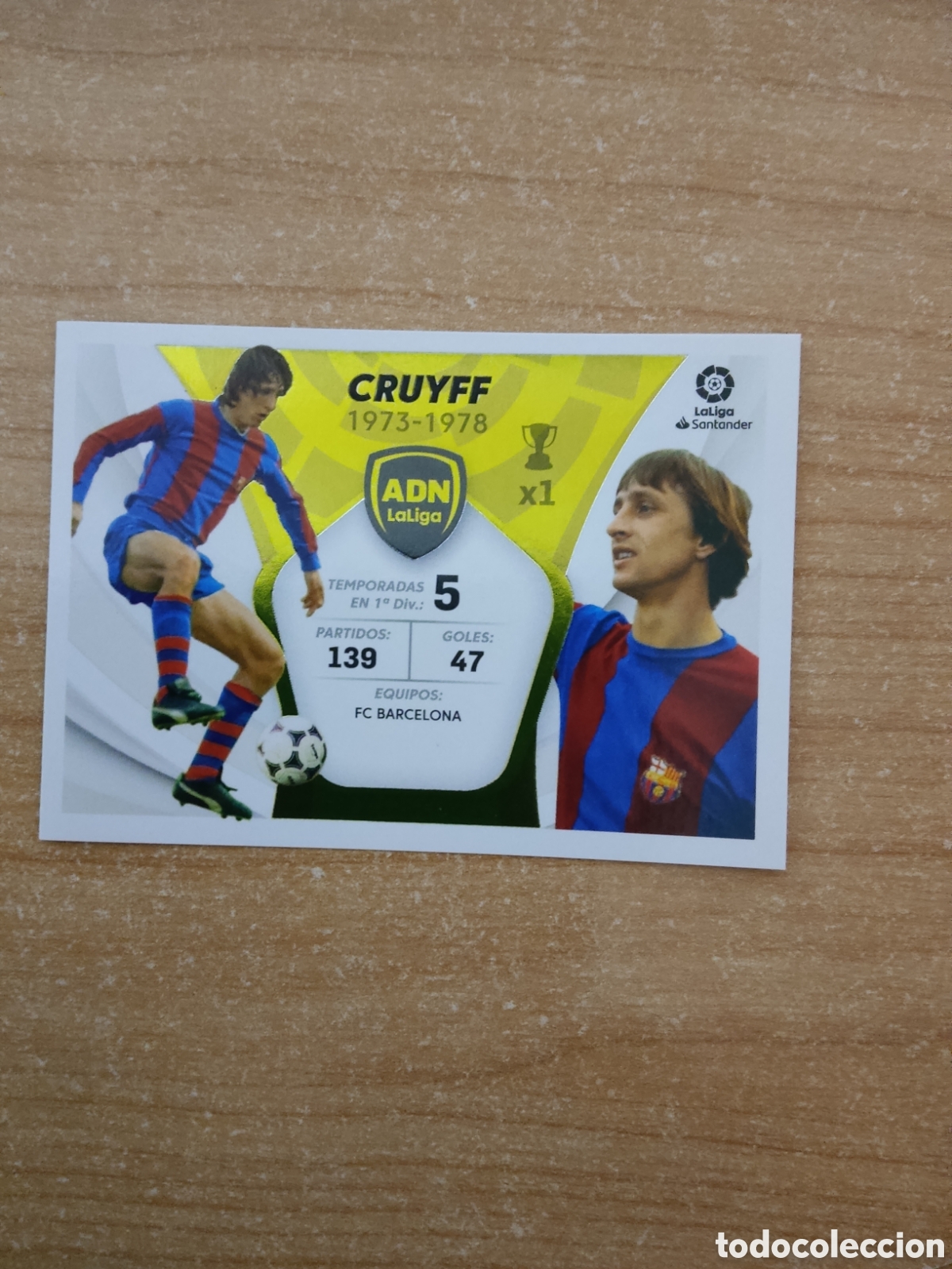 Cromos de f&uacute;tbol: 7 CRUYFF BARCELONA ADN LA LIGA 2021 2022