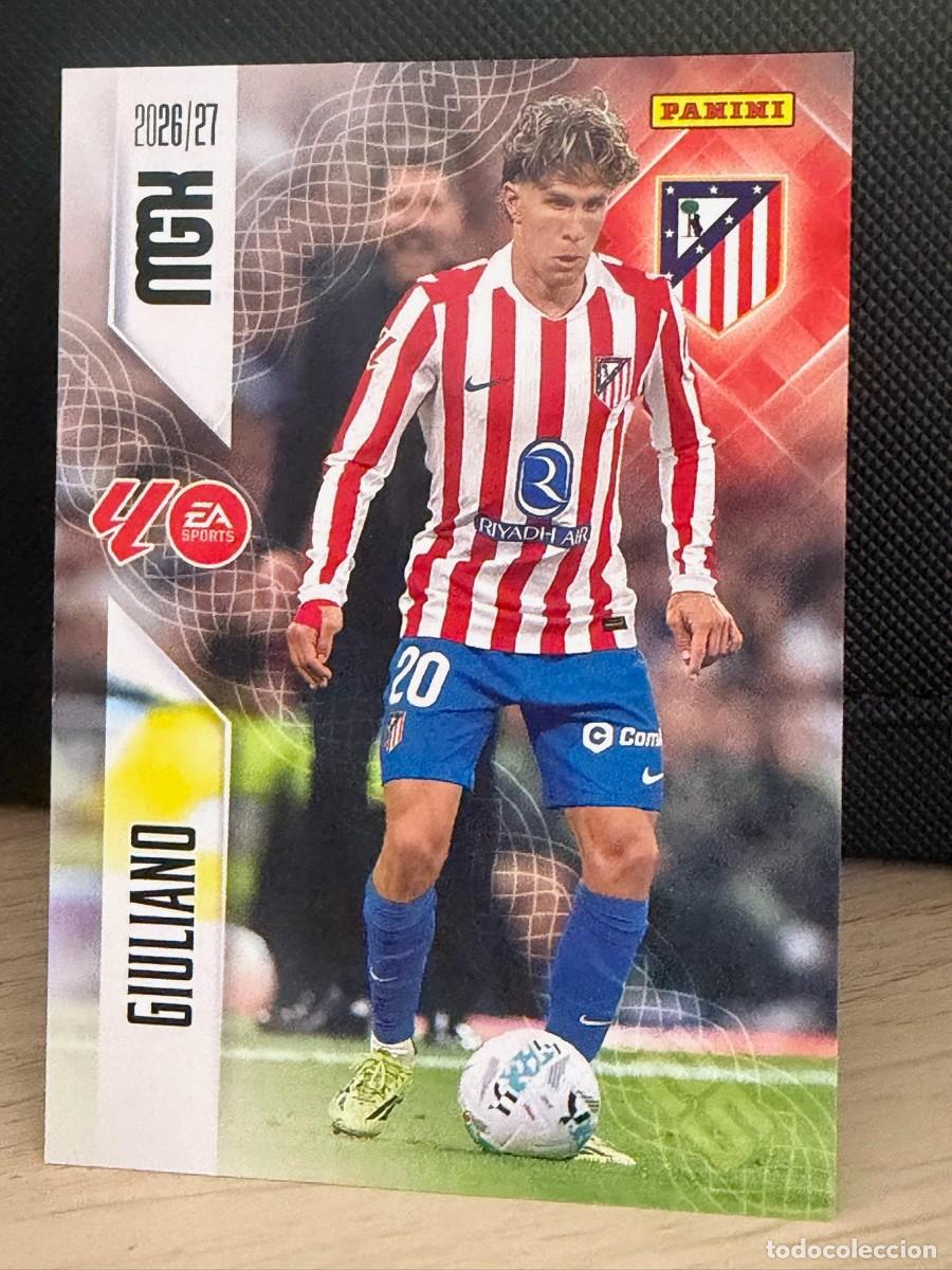 Cromos de f&uacute;tbol: 69 MegaCracks 2026 2027 Giuliano - Atl&eacute;tico de Madrid