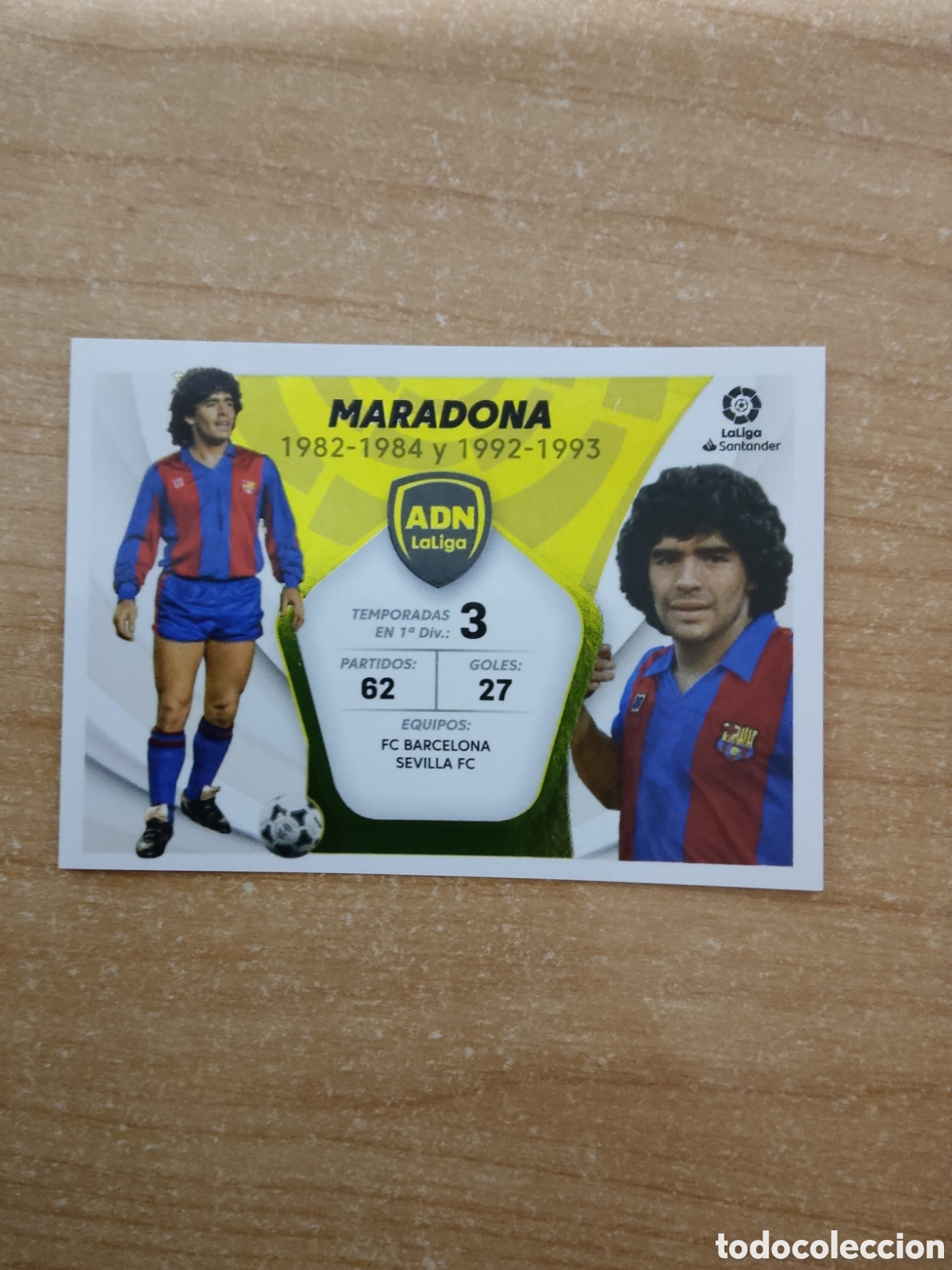 Cromos de f&uacute;tbol: 19 MARADONA BARCELONA ADN LA LIGA 2021 2022