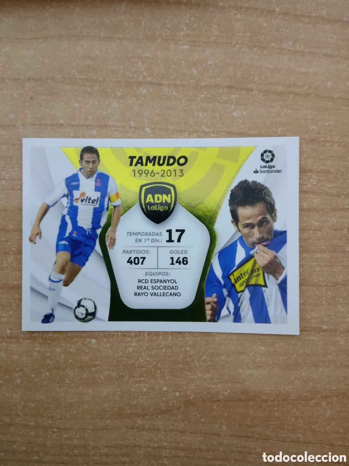 Cromos de f&uacute;tbol: 29 TAMUDO ESPANYOL ADN LA LIGA 2021 2022