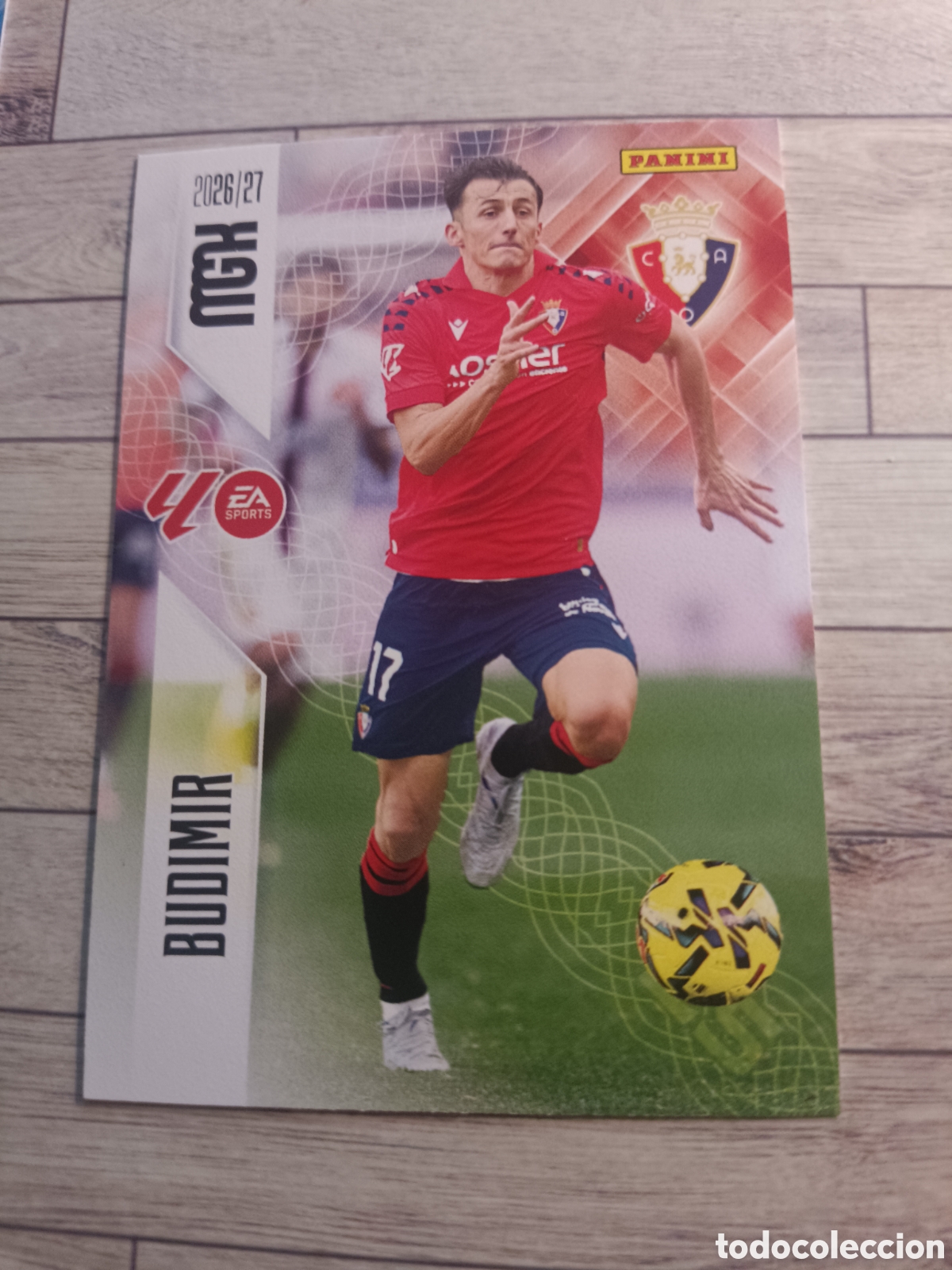 Cartes &agrave; collectionner de Football: 270 BUDIMIR OSASUNA MEGACRACKS MGK 26 27 PANINI 2026 2027