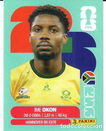 Cartes &agrave; collectionner de Football: CROMO PANINI MUNDIAL WORLD CUP 2026 - UPDATE SET ACTUALIZACI&Oacute;N - OKON - SUD&Aacute;FRICA
