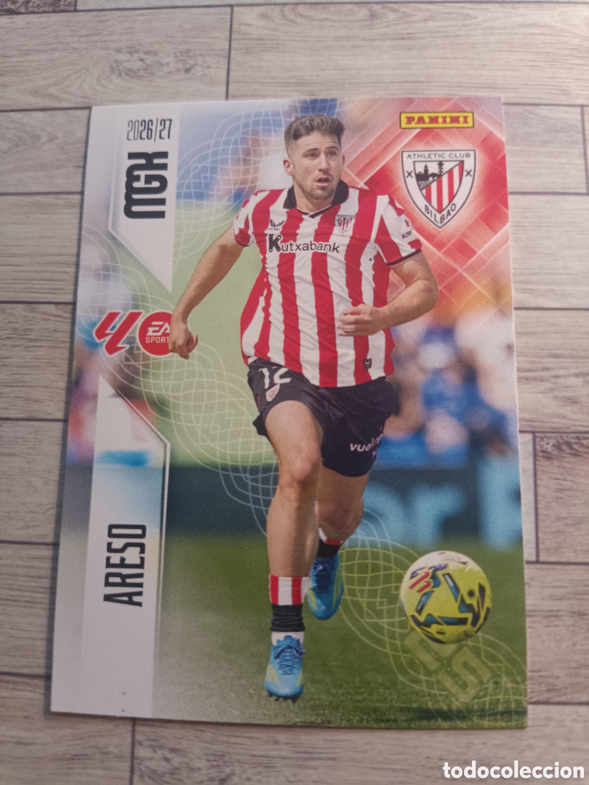 Cartes &agrave; collectionner de Football: 40 ARESO ATHLETIC DE BILBAO MEGACRACKS MGK 26 27 PANINI 2026 2027