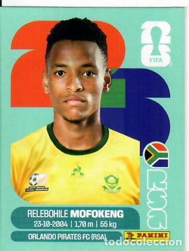 Cartes &agrave; collectionner de Football: CROMO PANINI MUNDIAL WORLD CUP 2026 - UPDATE SET ACTUALIZACI&Oacute;N - MOFOKENG - SUD&Aacute;FRICA