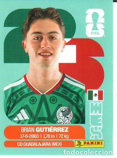 Football Stickers: CROMO PANINI MUNDIAL WORLD CUP 2026 - UPDATE SET ACTUALIZACI&Oacute;N - GUTI&Eacute;RREZ - M&Eacute;XICO