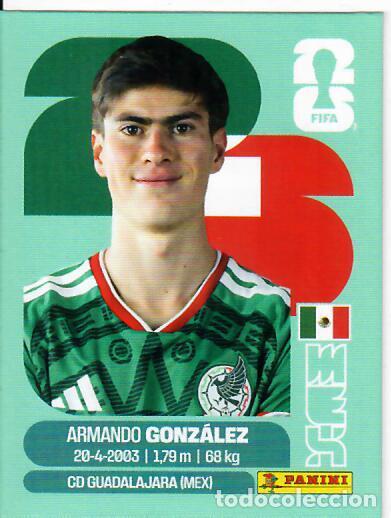 Cromos de f&uacute;tbol: CROMO PANINI MUNDIAL WORLD CUP 2026 - UPDATE SET ACTUALIZACI&Oacute;N - GONZ&Aacute;LEZ - M&Eacute;XICO
