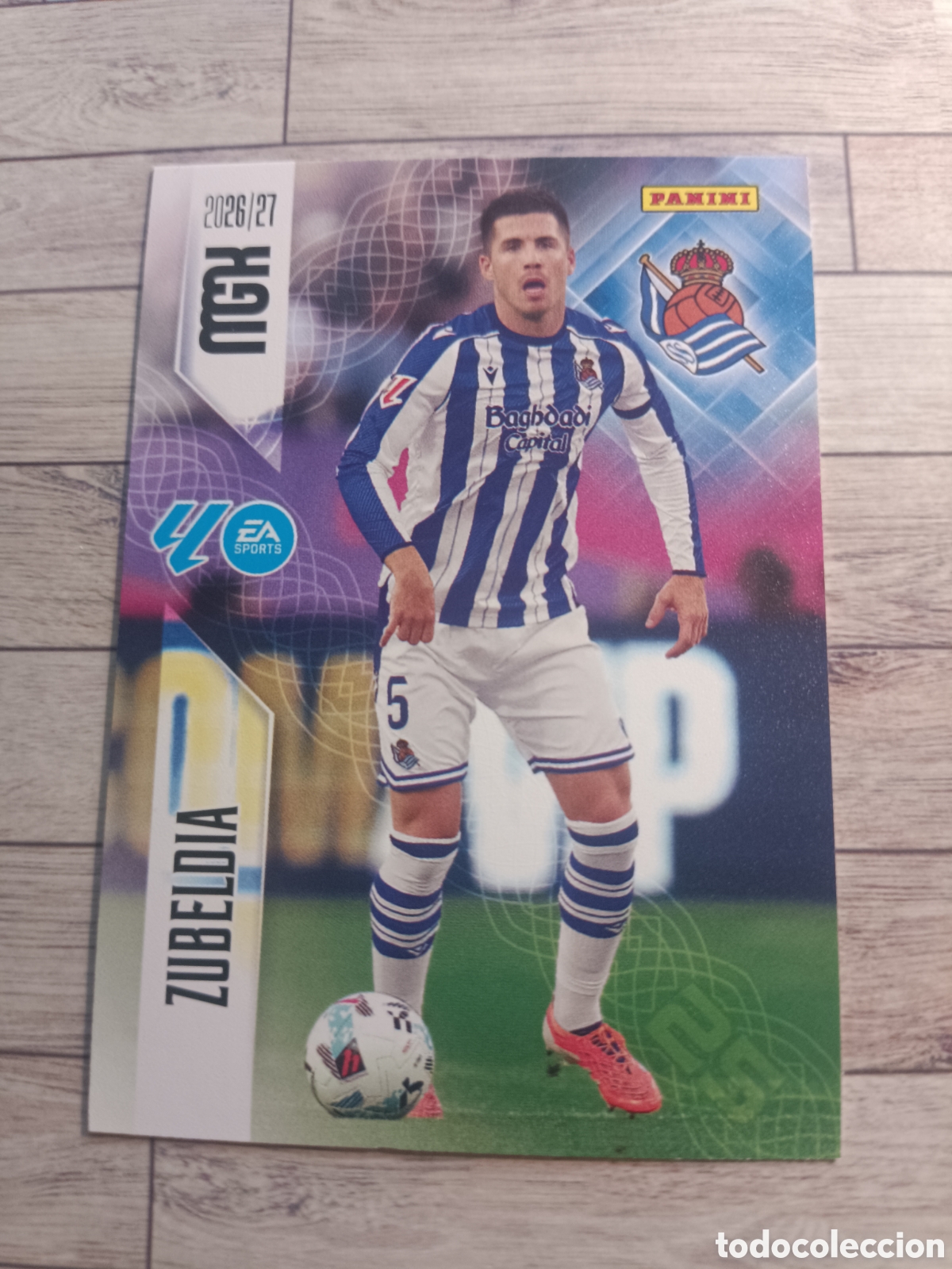 Cromos de f&uacute;tbol: 312 ZUBELDIA REAL SOCIEDAD MEGACRACKS MGK 26 27 PANINI 2026 2027