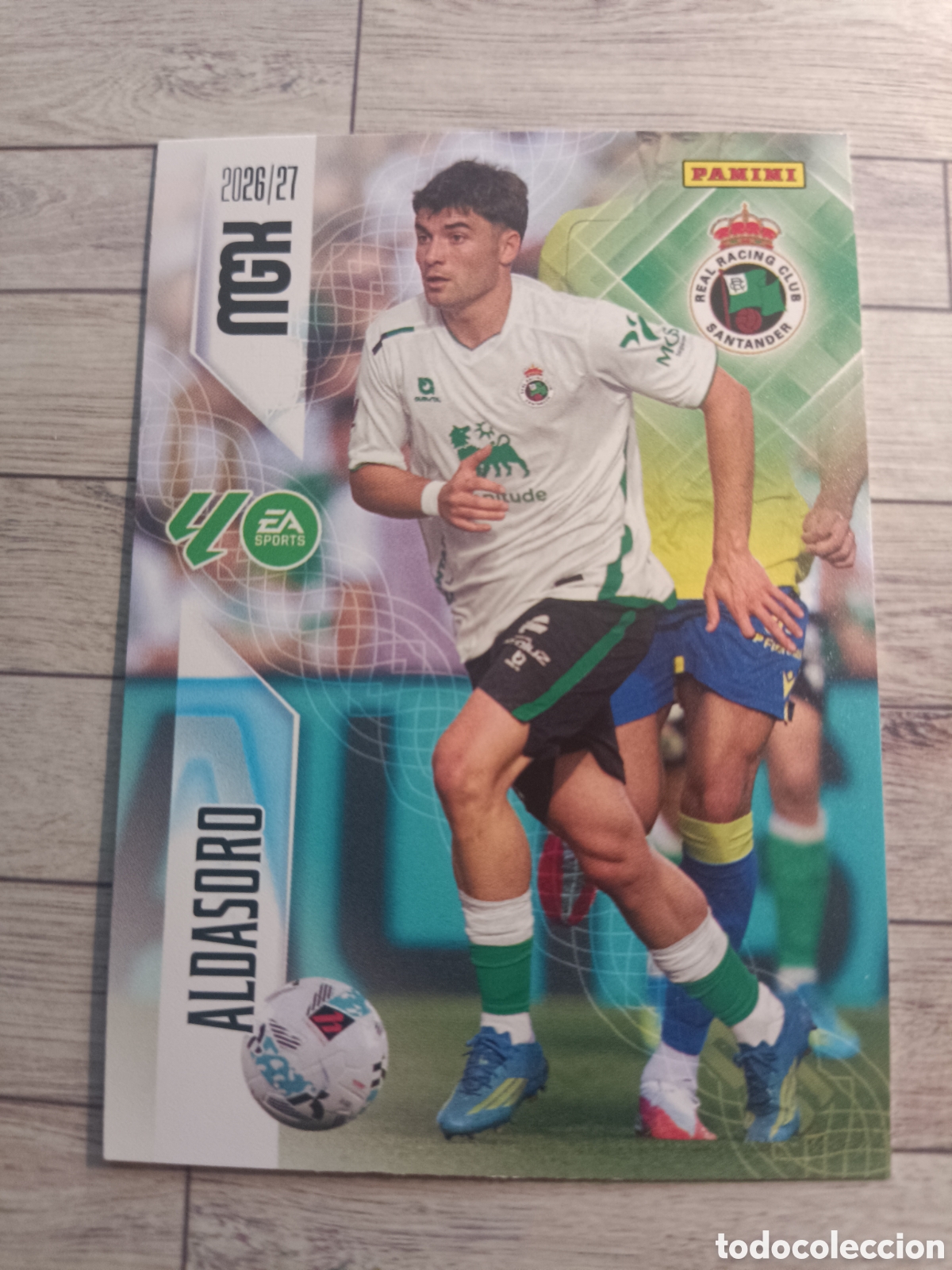 Cromos de f&uacute;tbol: 283 ALDASORO RACING DE SANTANDER MEGACRACKS MGK 26 27 PANINI 2026 2027