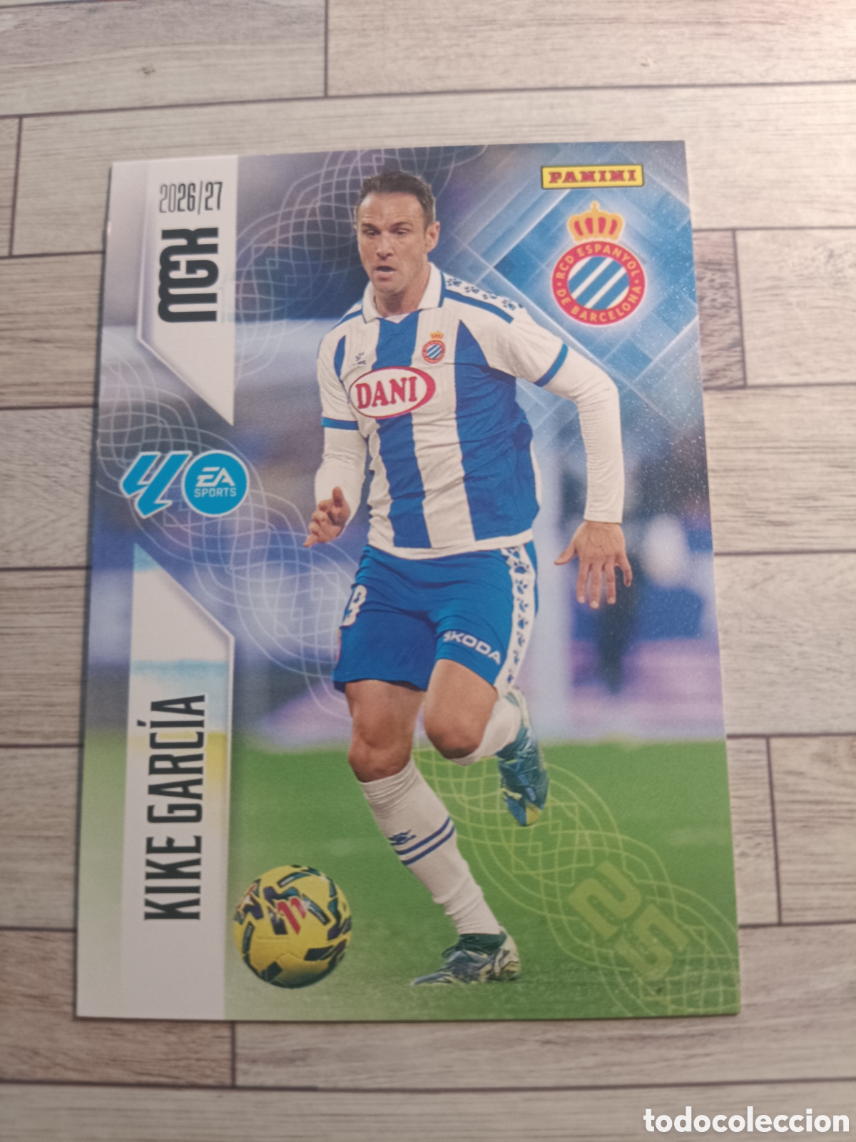 Cromos de f&uacute;tbol: 179 KIKE GARC&Iacute;A RCD ESPA&Ntilde;OL ESPANYOL MEGACRACKS MGK 26 27 PANINI 2026 2027