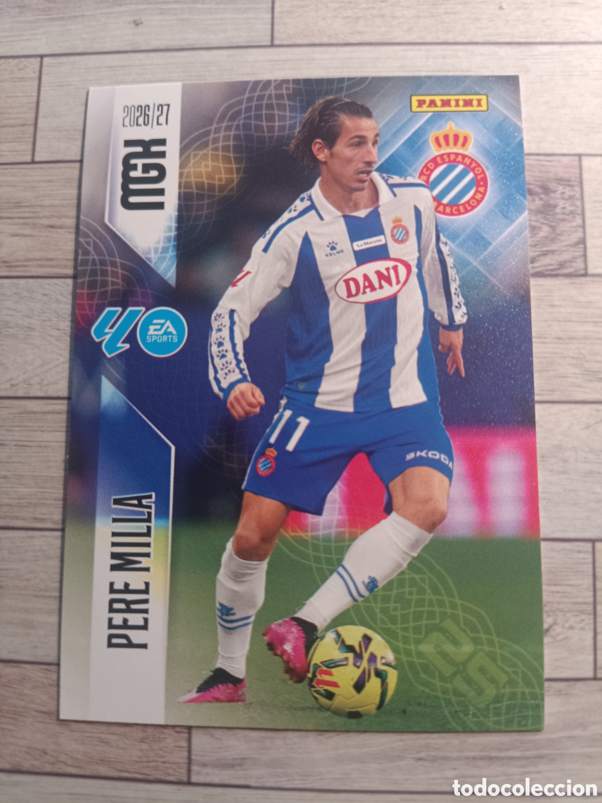 Cromos de f&uacute;tbol: 180 PERE MILLA RCD ESPA&Ntilde;OL ESPANYOL MEGACRACKS MGK 26 27 PANINI 2026 2027
