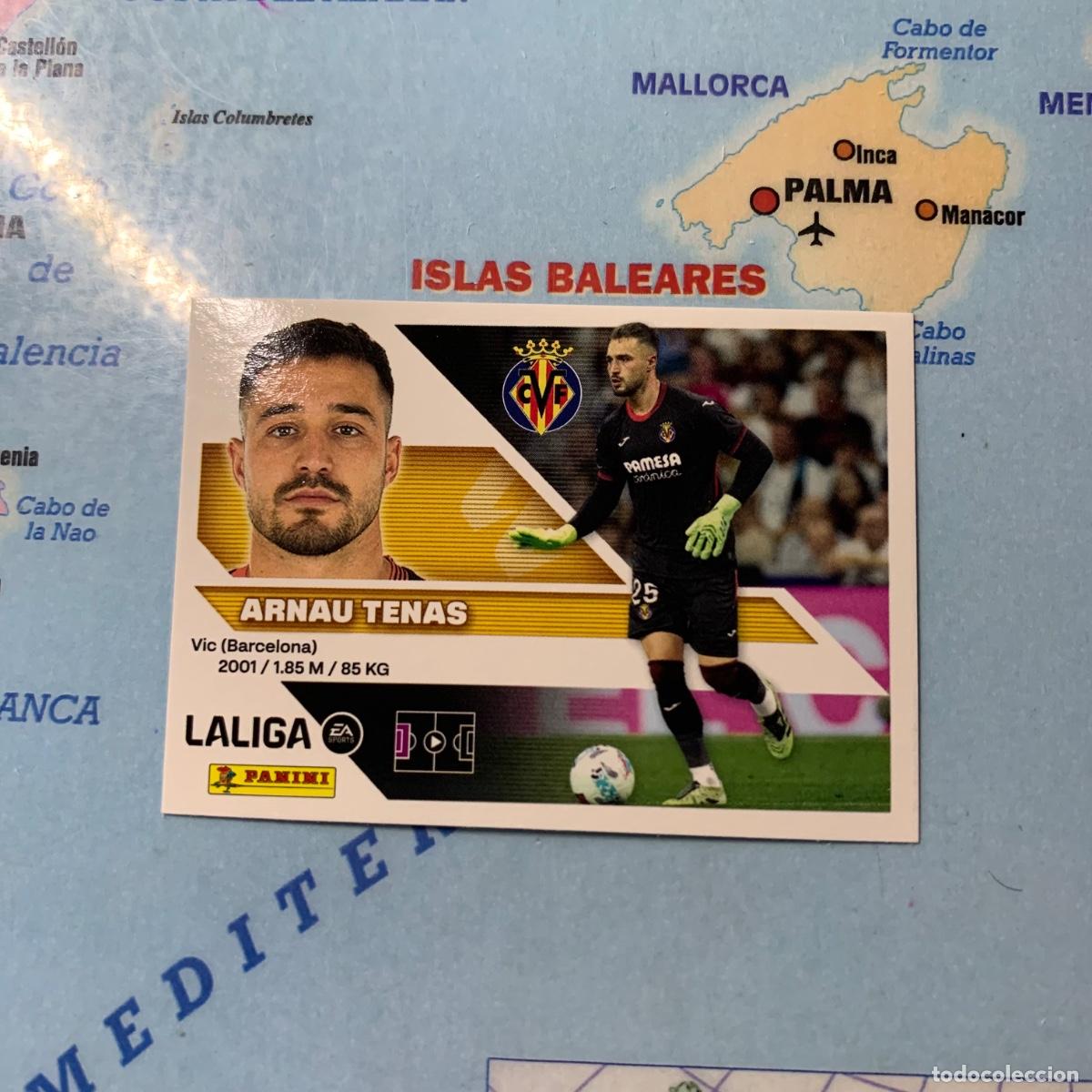 Cromos de f&uacute;tbol: Arnau Tenas n&uacute;mero 4 del Villarreal cromo liga este 26-27 2026-2027