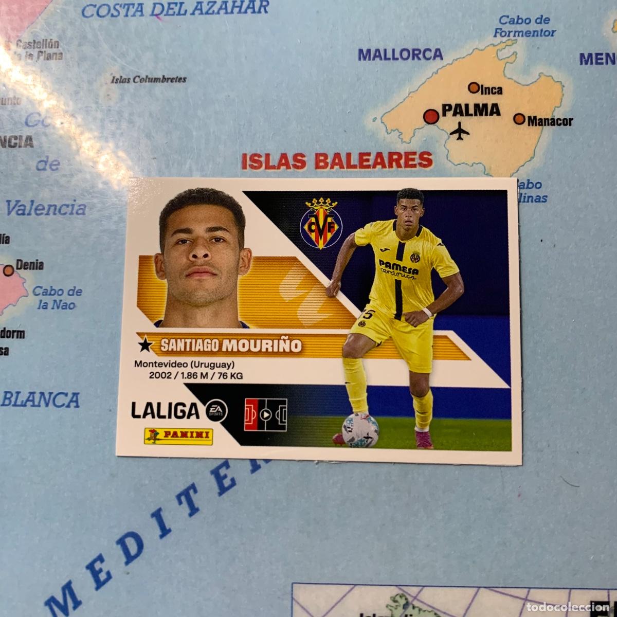 Cromos de f&uacute;tbol: Mouri&ntilde;o n&uacute;mero 5 del Villarreal cromo liga este 26-27 2026-2027