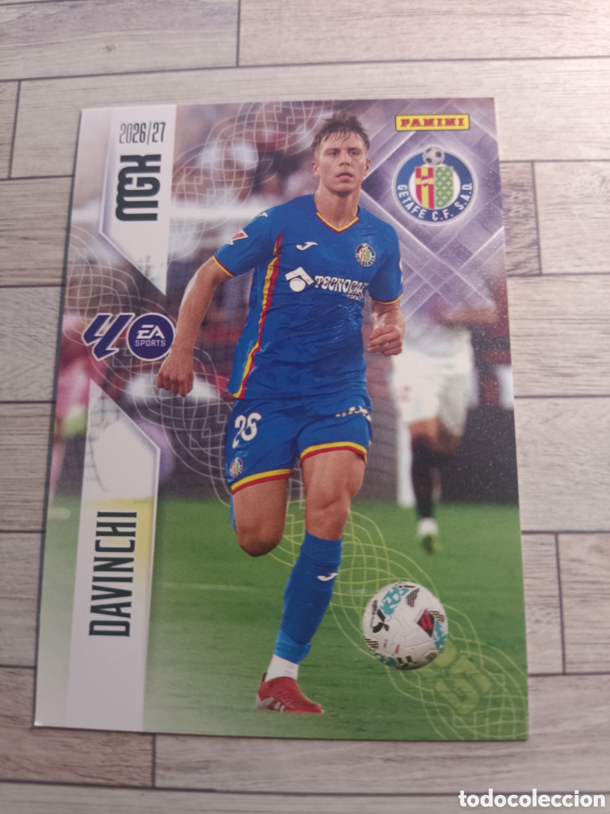 Cromos de f&uacute;tbol: 189 DAVINCHI GETAFE MEGACRACKS MGK 26 27 PANINI 2026 2027